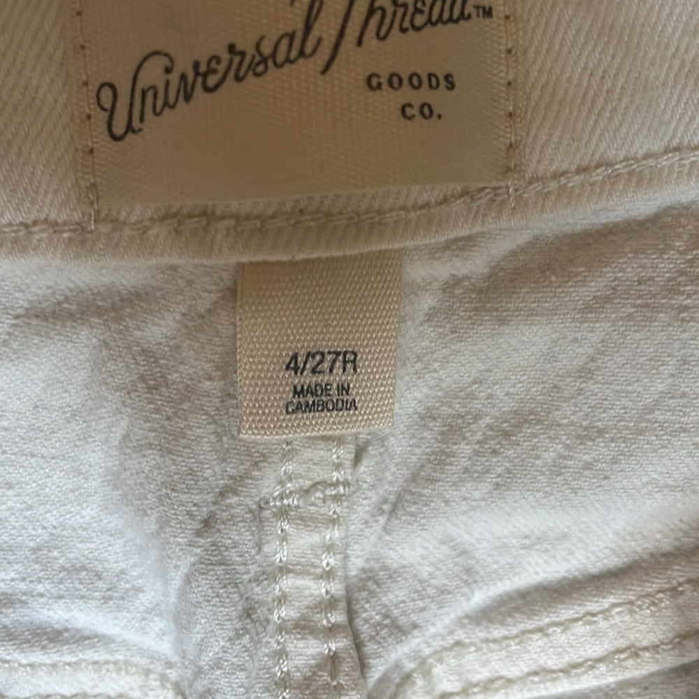Universal Thread Off White Jeans - Picture 4 of 5